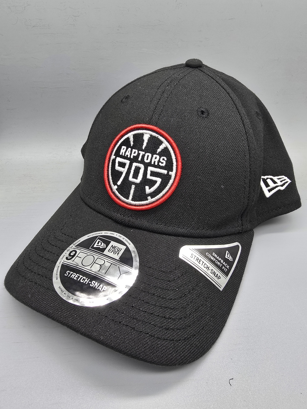 Men's 9FORTY New Era Toronto Raptors 905 Black Snapback Hat